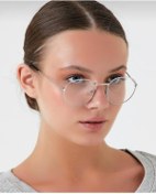 Resim UBK Eyewear Kadınlara Özel Numarasız Mavi Işık Filtreli Gözlük 