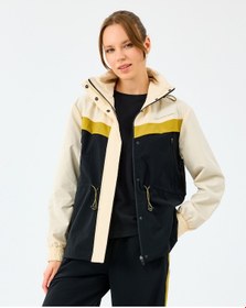 Resim Skechers W Adjustable Waisted Full Zip Micro Jacket Kadın Ecru Mont S2520208-1983 Ekru 