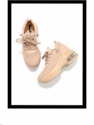 Resim Bambi Bej Kadın Sneaker K01932555582 