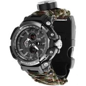 Resim Caven Denton Kamuflaj Kutusu ile Açık Hayatta Kalma Izle Çok Fonksiyonlu Su Geçirmez Askeri Taktik Paracord Izle Bilezik Kamp Yürüyüş Acil Durum Dişli Edc (Yurt Dışından) 