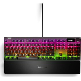 Resim SteelSeries Apex 7 Türkçe RGB Red Switch Mekanik Oyuncu Klavye 