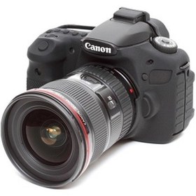 Resim Easycover Canon 60D Silikon Kılıf Ecc60Db (Siyah) 