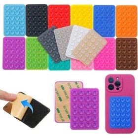 Resim Mena Rise Telefonu Sabitleyici Ped, Vantuzlu Telefon Tutucu, Güçlü Yapışkan Özellikli Telefon Yapıştı 