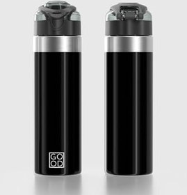 Resim Renga Saga Metal Aksesuarlı 630 ml Tritan Matara 912092 Good Siyah 