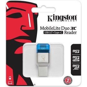 Resim Kingston Fcr-Ml3C Mobilelite Duo 3C Usb3.1 