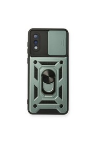Resim artlab Art Galaxy A02 Kılıf Pars Lens Yüzüklü Silikon - Yeşil Lab 