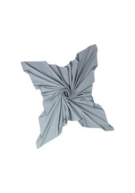Resim Mim Eşarp Tuana Eşarp Medine İpeği Büyük Boy Eşarp 140x140 Cm Açık Gri 