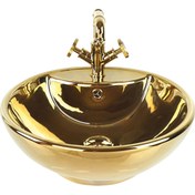 Resim Pure Concept Pure Bowl Gold Tezgah Üstü Çanak Lavabo G-200 