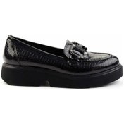 Resim Siyah Kadın Loafer Ayakkabı K01257069011 Siyah 