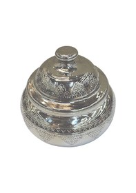 Resim Salkım Desenli Bakır Şekerlik, Gümüş Gümüş 