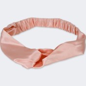 Resim Beauty pillow %100 i̇pek saç bandı blush pembe renk 