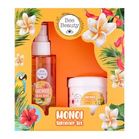 Resim Bee Beauty Monoi Vücut Spreyi 100 ml + Vücut Yoğurdu 100 ml (Set) 