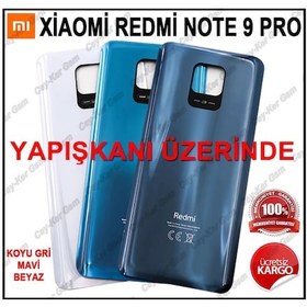 Resim Xiaomi Redmi Note 9 Pro / Note 9S Arka Pil Batarya Kapak Cam (368842404) 