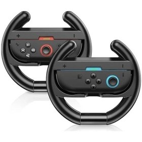 Resim Nintendo Switch 2 Joy-con İçin Ergonomik Yarış Direksiyonu, 2 Adet 0 