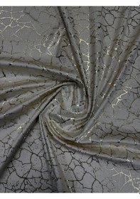 Resim Mza Varak Desenli Astarlı Döşemelik Kumaş Bej 