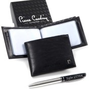 Resim Pierre Cardin Isme Özel Pierre Cardin Deri Cüzdan Çok Kartlıklı Siyah P075S 