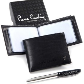Resim Pierre Cardin Isme Özel Pierre Cardin Deri Cüzdan Çok Kartlıklı Siyah P075S 