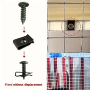 Resim 30/70 adet Araba & Motosiklet Vidalı Taban U-Şekilli Klipsler - Paslanmaz Koruyucu Metal Klipsler Güvenli Tutuş Tasarımı, İç/Dış Tamponlar, Koltuklar, Çamurluklar için Dayanıklı Bağlantı Elemanları (Uyumlu), Dişli Vida Tabanı, Paslanmaz Bağlantı Elemanı, Araç Bağlama Çözümü, Otomotiv Profesyonelleri 
