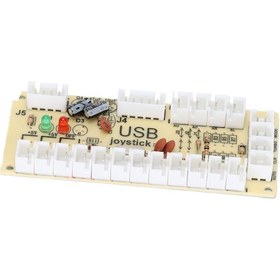 Resim Padalink Arcade Oyun Kontrolcü Usb Kodlayıcı: Gecikme, Pc/mame/raspberry Pi Uyumlu, 5 Pin Joystick Ve Buton Kabloları İle Dıy Oyun Konsolu 