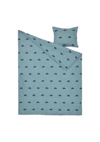 Resim Çocuk Nevresim Takımı, Mavi, 150x200/50x60 Cm 