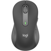 Resim M650 L Signature Sol El için Kablosuz Tam Boyutlu Mouse Siyah Logitech