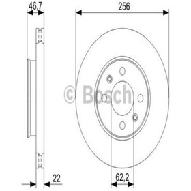 Resim Bosch 0986479r77 Ön Fren Aynası Havalı Accent 11/05 I10 01/08 Rıo 05 256x22x4dlxhavalı 0986479367 