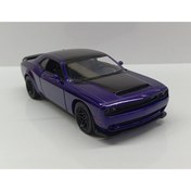 Resim Kinsmart Dianomi 1:40 ölçek 2023 DODGE CHALLENGER SRT DEMON 170 MOR// 13 CM ÇEK BIRAK METAL ARABA 