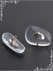 Resim gözlük reyonu 2 Çift Gözlük Silikon Rayban Kancalı Burunluk (2 ÇİFT) 