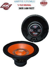Resim Ars Audio AR-12 30 CM 1400 Watt 400 Rms Subwoofer Bass 