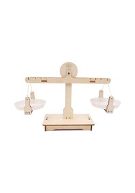 Resim Yaozixa Ahşap Malzeme Seti İle Çocuklar İçin Zekice Bilim Eğitimi: El Yapımı Terazi Oyuncak Ve Öğretim Aracı 