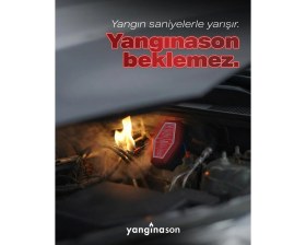 Resim Yangınason Araç Tipi Otomatik Yangın Söndürücü 