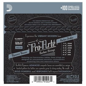 Resim D'Addario EJ46FF Pro-Arte Carbon Hard Tension Klasik Gitar Teli 