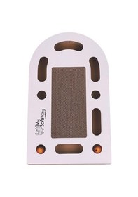 Resim M-pets My Scratchy Tenneessee Kedi Tırmalama Kartonu Beyaz 50x30x6 Cm 244-54021.01 
