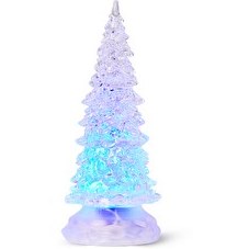 Resim Renk Değiştiren Simli Yılbaşı Ağacı 