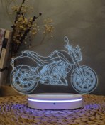 Resim Yubi Design Ktm 250 Duke Motosiklet 3 Boyutlu 16 Renk Dekoratif Gece Lambası 3d 