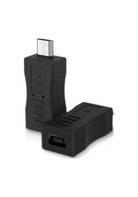 Resim Mini 5 Pin Dişi Usb To Micro Usb Çevirici - Mini Usb To Micro Usb 