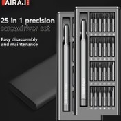 Resim AIRAJ 25/26 in 1 Hassas Tornavida Seti Çoklu Özellik Dayanıklı Çok Fonksiyonlu El İle Tamir Aracı Ev Kullanımı için 