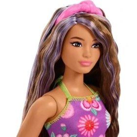 Resim Büyüleyici Parti Bebekleri Fashionistas Çiçekli Elbise JJN57 