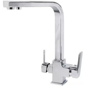 Resim Truva İmaj Arıtmalı Kuğu Evye Batarya Köşe Borulu Krom 