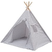 Resim Exorbaby Ahşap Ve Pamuklu, Toplanmaz, Oyun Çadırı, Oyun Evi Gri 