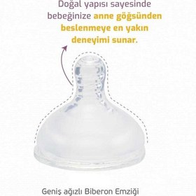 Resim Bebedor 332 Silikon Yumuşak Biberon Emziği 6-12 Ay Orta Akış 