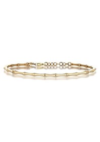 Resim Reis Bone Bangle Sarı Altın 