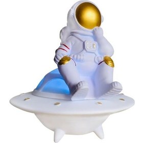 Resim Periboia Masa Üstü Astronot Lamba Ve Müzik Aleti 