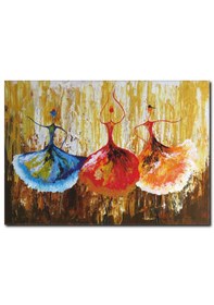 Resim Balerin Temalıyağlıboyadan Uyarlama Baskı Kanvas Tablo Sy-1014 