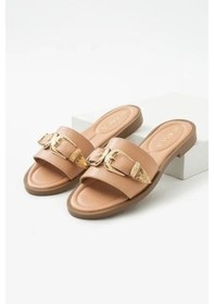 Resim Sene Bej Cilt Terlik Çok Renkli 