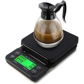 Resim HUBBYCHEF Kahve Demleme Seti Dripper Kahve Terazisi 3 kg 0.1 gr 