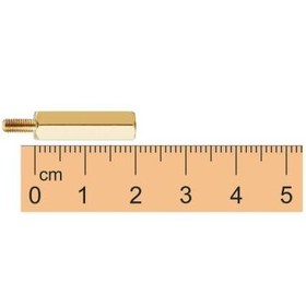Resim M3 20mm Metal Female-Male Spacer (Standoff) - Metal Distance 
