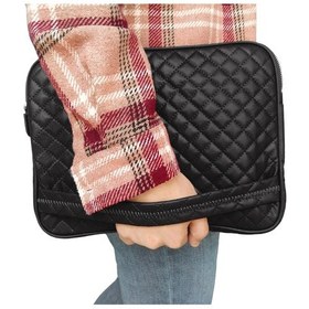 Resim 10 inch Tabletler için Baklava Desen Kapitone Çanta - AL3764 