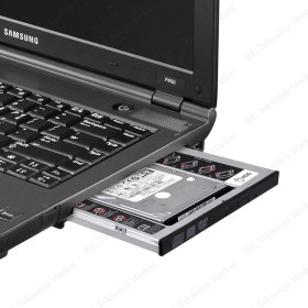 Resim BK Teknoloji 9.5mm Sata 3.0 2.5 Inch Notebook HDD SSD Caddy Kızak Kutu 