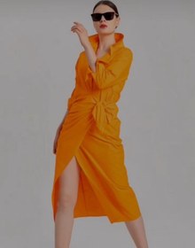 Resim Turuncu Koton Sexy Elbise - 38 / Turuncu 